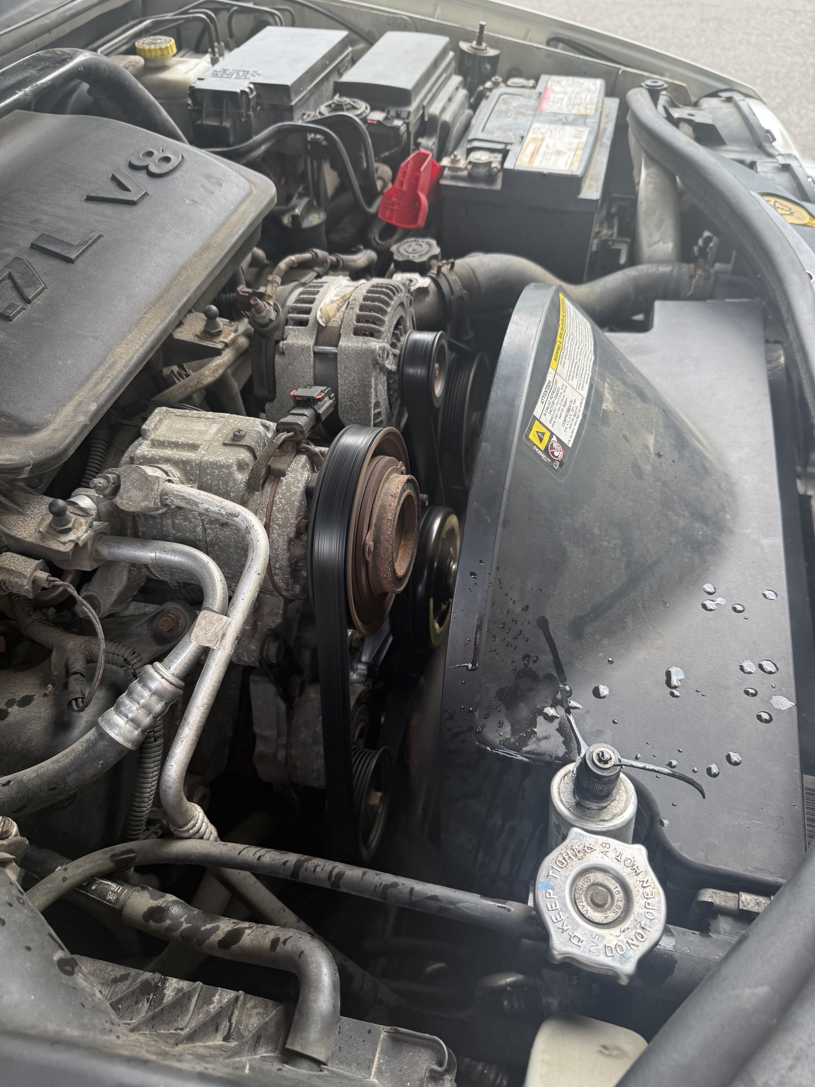 Engine work photographed during a Solid Ground auto project